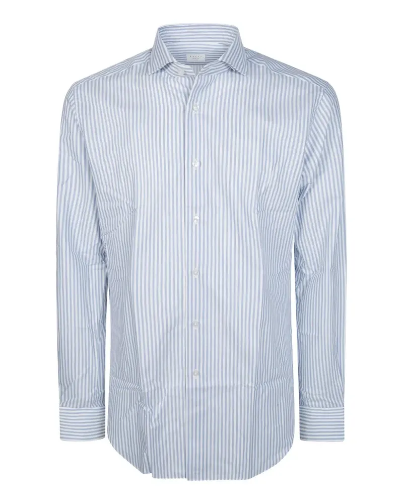 XACUS striped long-sleeve shirt - Weiß Weiß