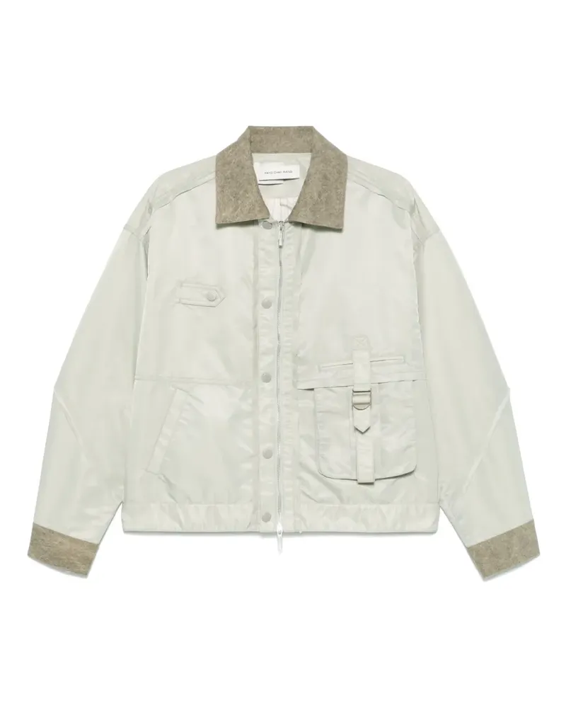 Feng Chen Wang Jacke im Workwear-Look - Grün Grün