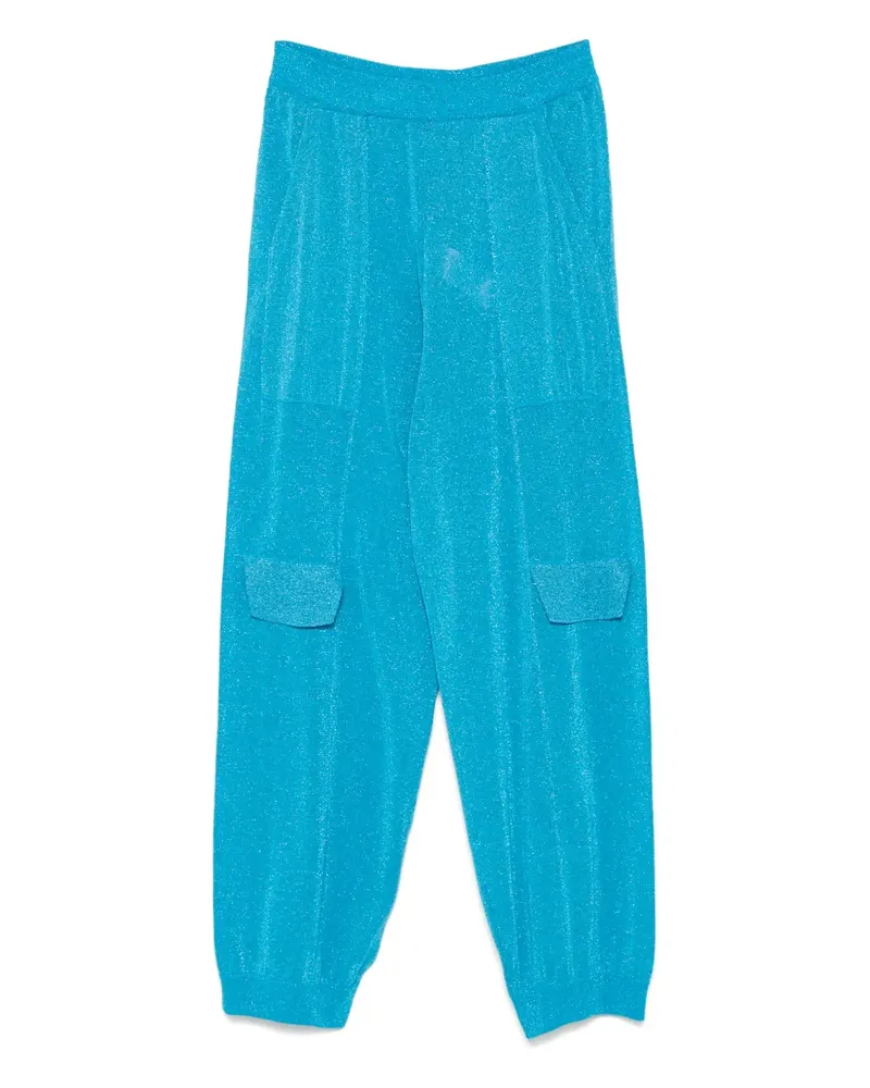 AKEP Jogginghose mit Lurex-Detail - Blau Blau