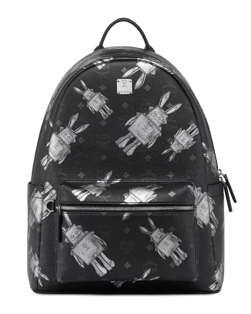 MCM Rabot Visetos Stark backpack - Schwarz Schwarz