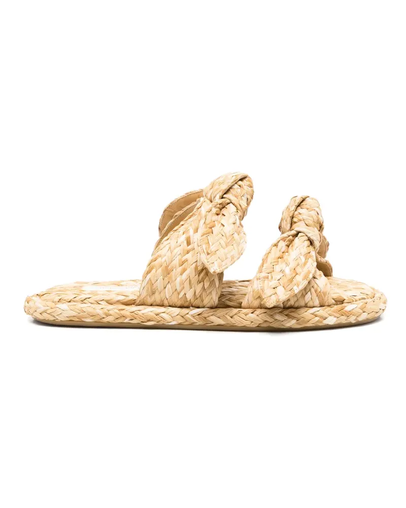 Zimmermann Carousel knot-detail sandals - Nude Nude