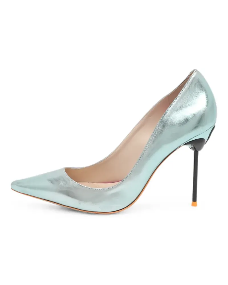 Sophia Webster Coco Flamingo leather pumps - Grün Grün