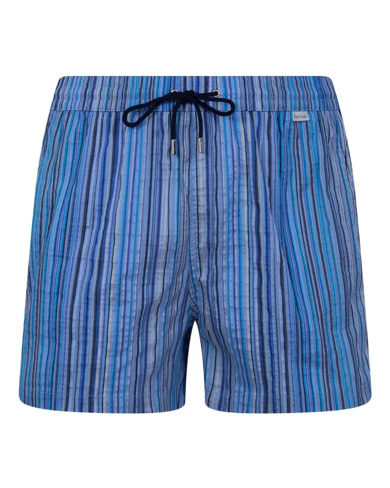 Paul Smith striped swim shorts - Blau Blau