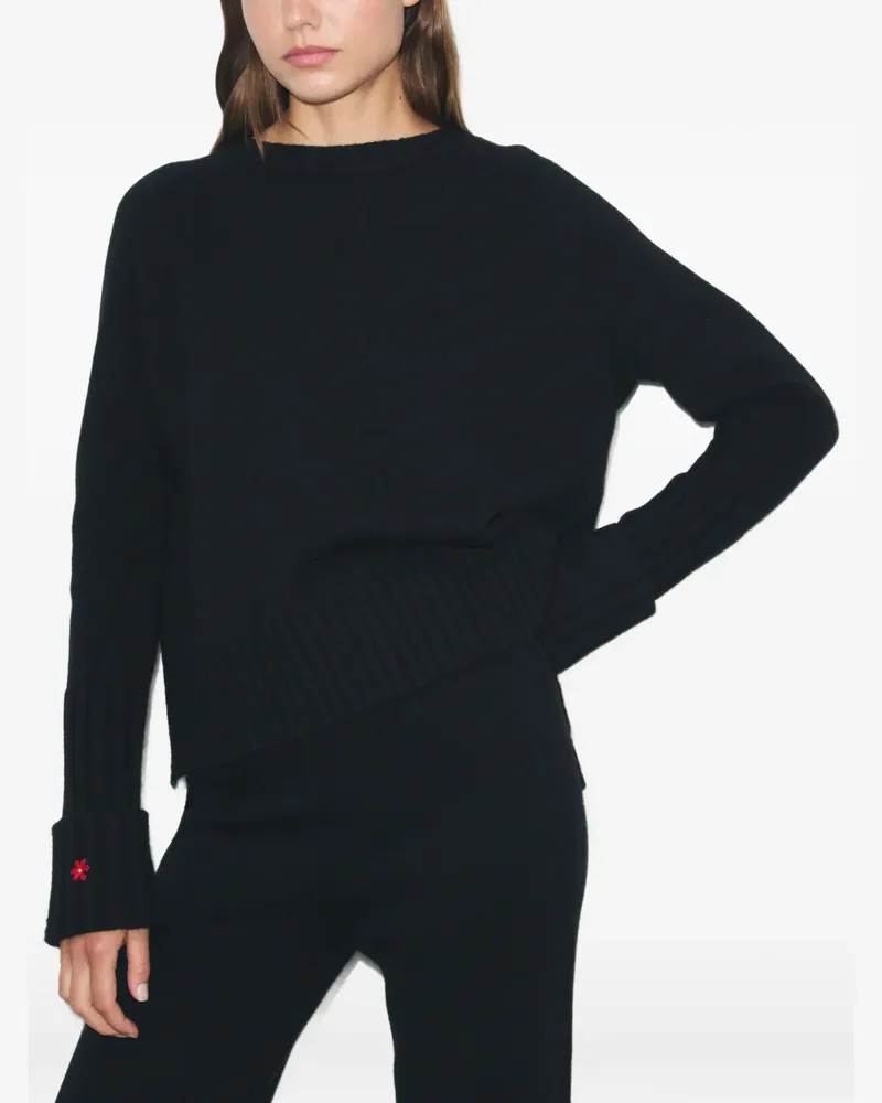 Tory Burch Klassischer Merinopullover - Schwarz Schwarz