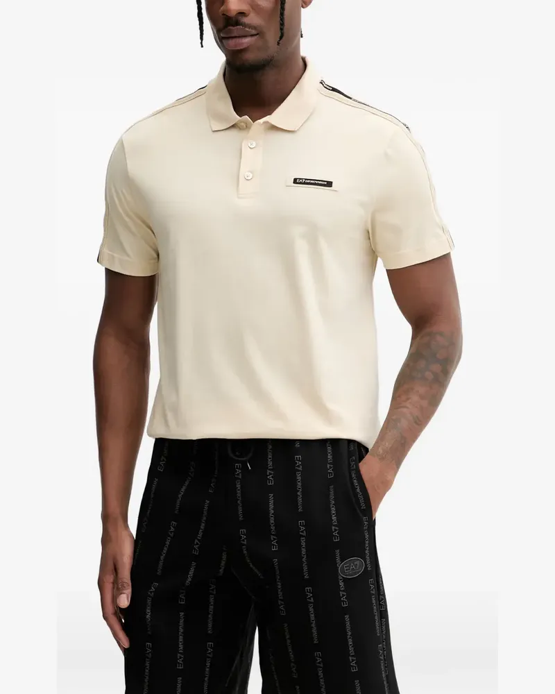 EA7 Logo Series polo shirt - Nude Nude