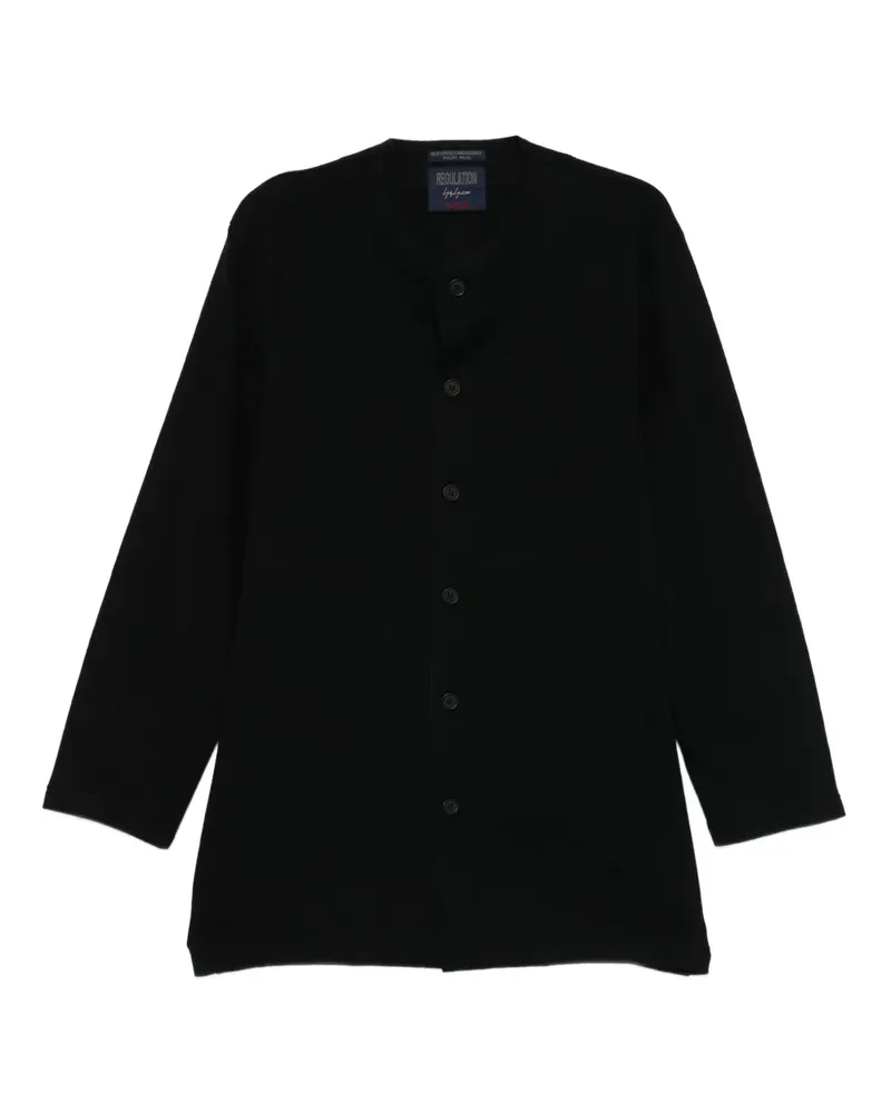 Yohji Yamamoto Cardigan mit Knöpfen - Schwarz Schwarz