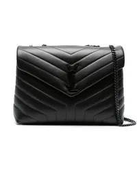 Saint Laurent Loulou' Schultertasche Schwarz