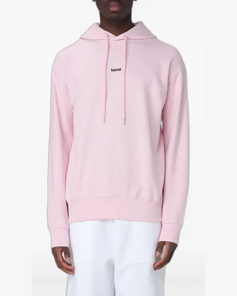 DISCLAIMER Hoodie mit tiefen Schultern - Rosa Rosa