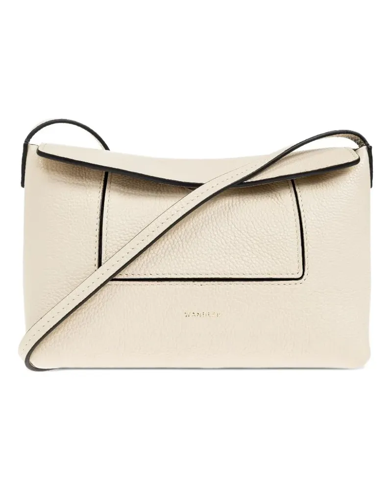 WANDLER logo-print cross body bag - Nude Nude