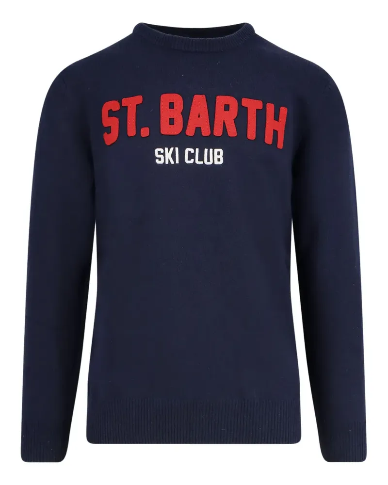 MC2 Saint Barth Pullover mit rundem Ausschnitt - Blau Blau