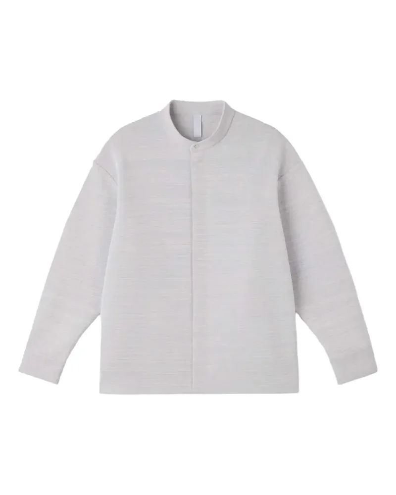 CFCL Soft Milan stand-collar long-sleeve shirt - Grau Grau