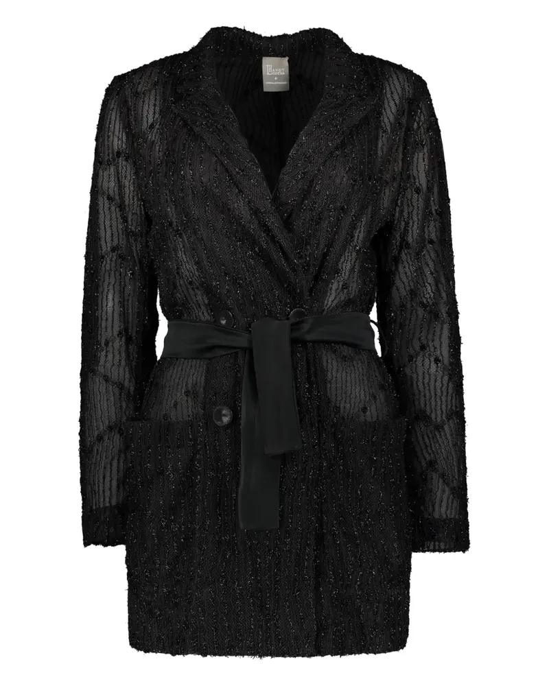 Lorena Antoniazzi Mantel aus Spitze - Schwarz Schwarz