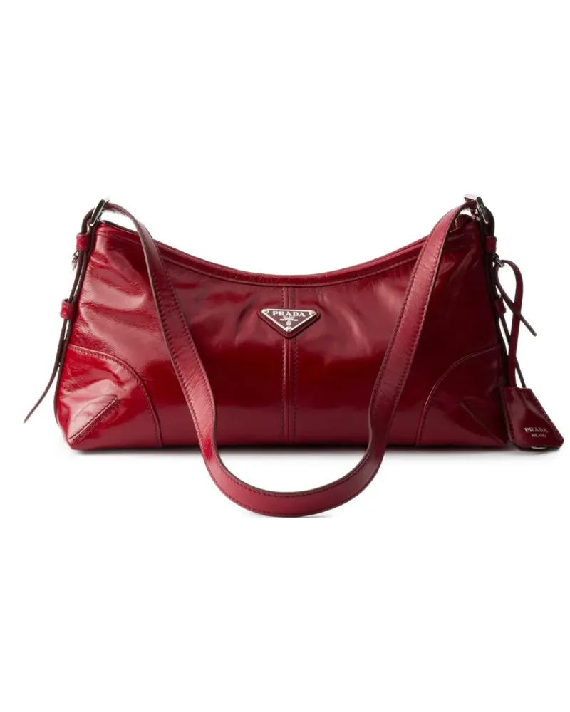 Prada Mittelgroße Aimée Schultertasche - Rot Rot