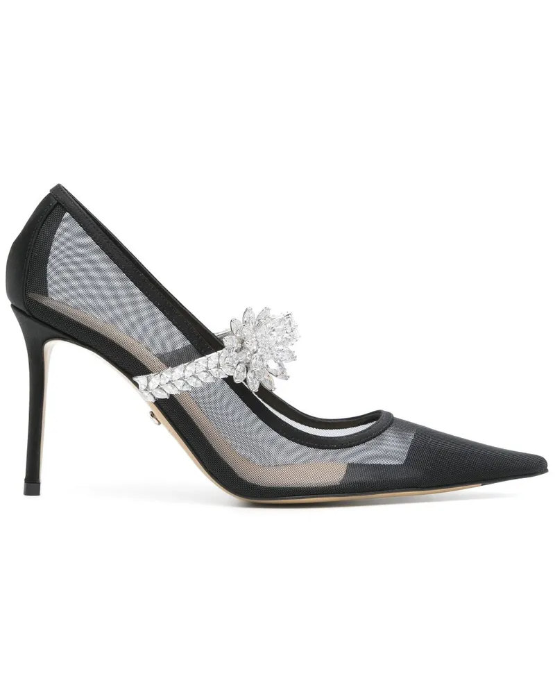 Mach & Mach Mesh-Pumps 90mm - Schwarz Schwarz