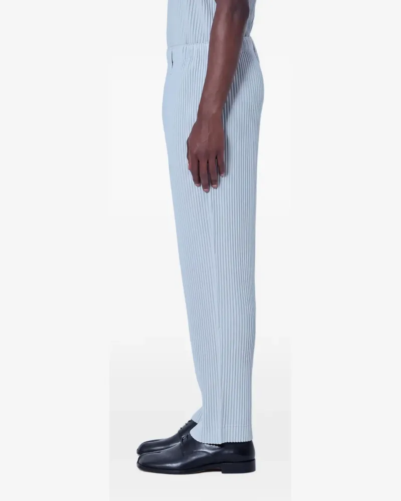 Issey Miyake pleated tailored trousers - Grau Grau