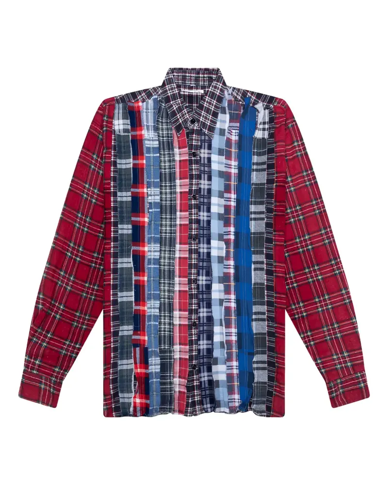 NEEDLES ribbon flannel shirt - Rot Rot