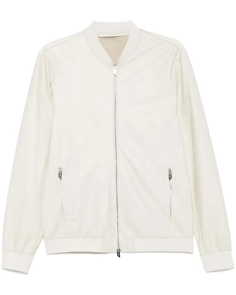 Salvatore Santoro Bomberjacke aus Leder - Nude Nude