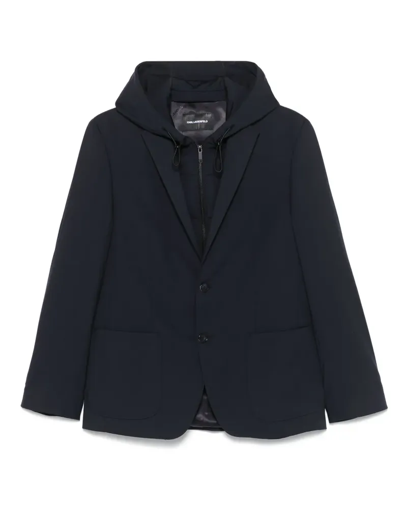 Karl Lagerfeld Sakko im Layering-Look - Blau Blau