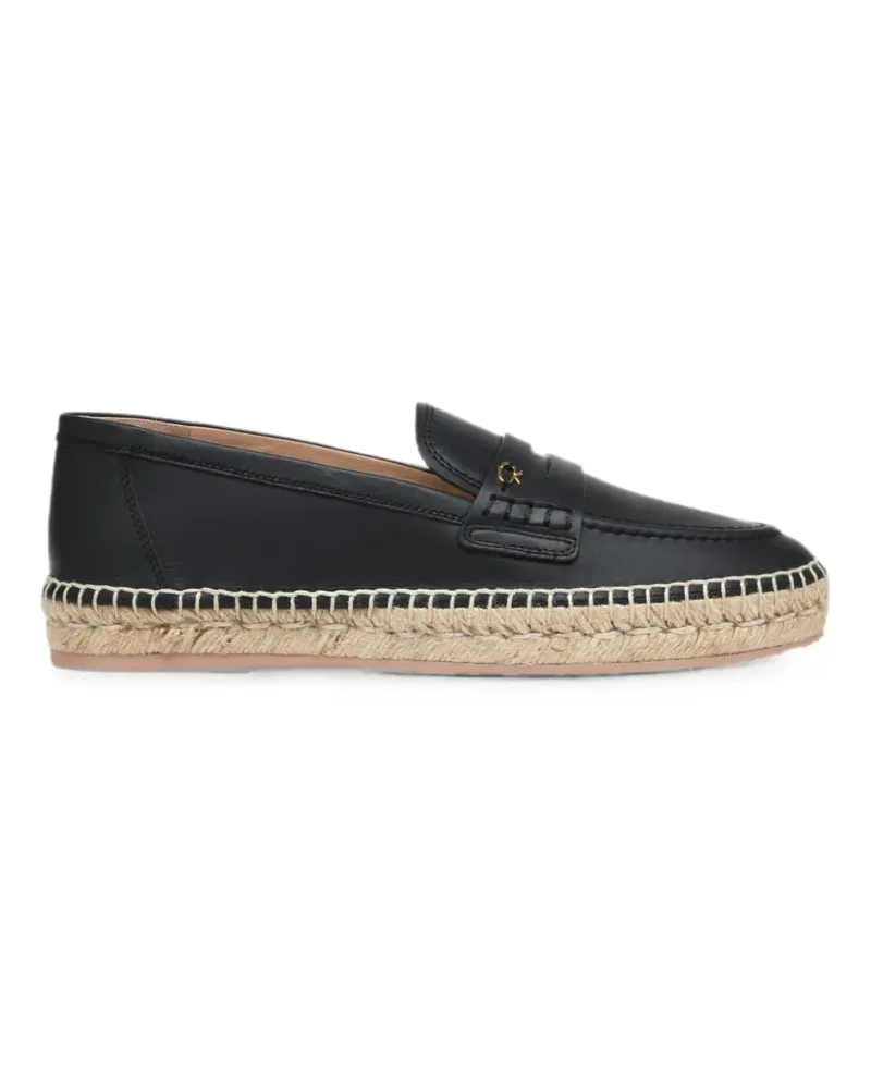 Gianvito Rossi Lido leather espadrilles - Schwarz Schwarz