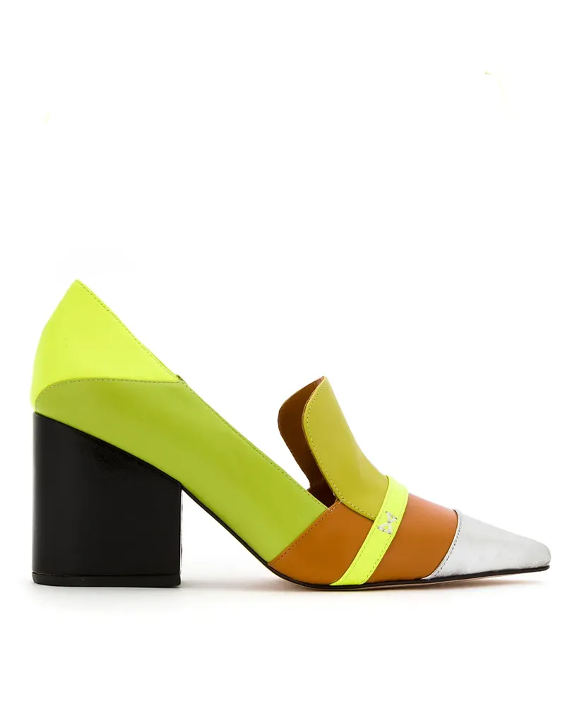 Sarah Chofakian Pumps mit spitzer Kappe - Grün Grün