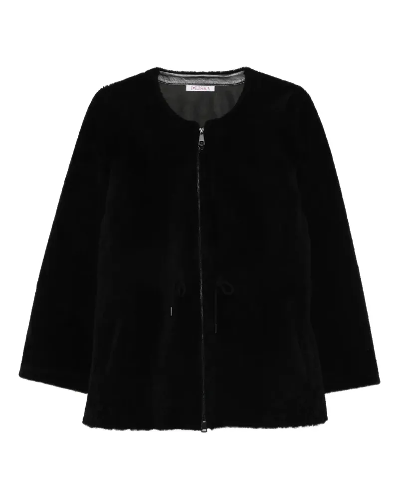 Liska Jacke mit Kordelzug - Schwarz Schwarz