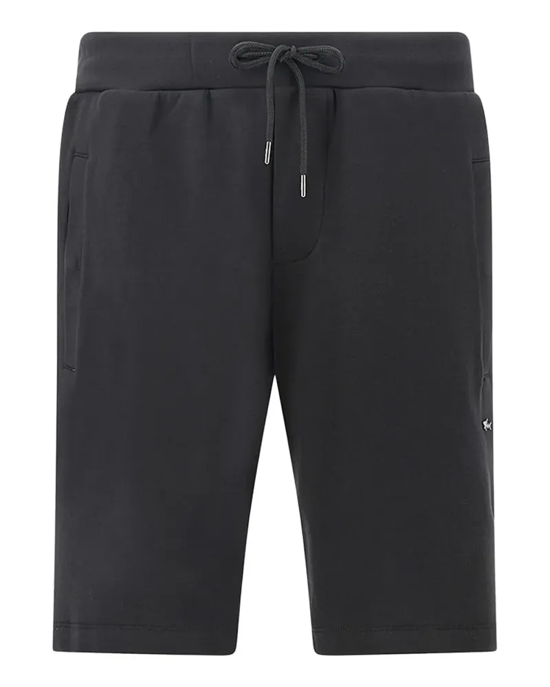 Paul & Shark elasticated-waistband track shorts - Schwarz Schwarz