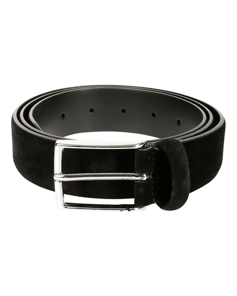 Anderson's Gürtel aus Wildleder - Schwarz Schwarz
