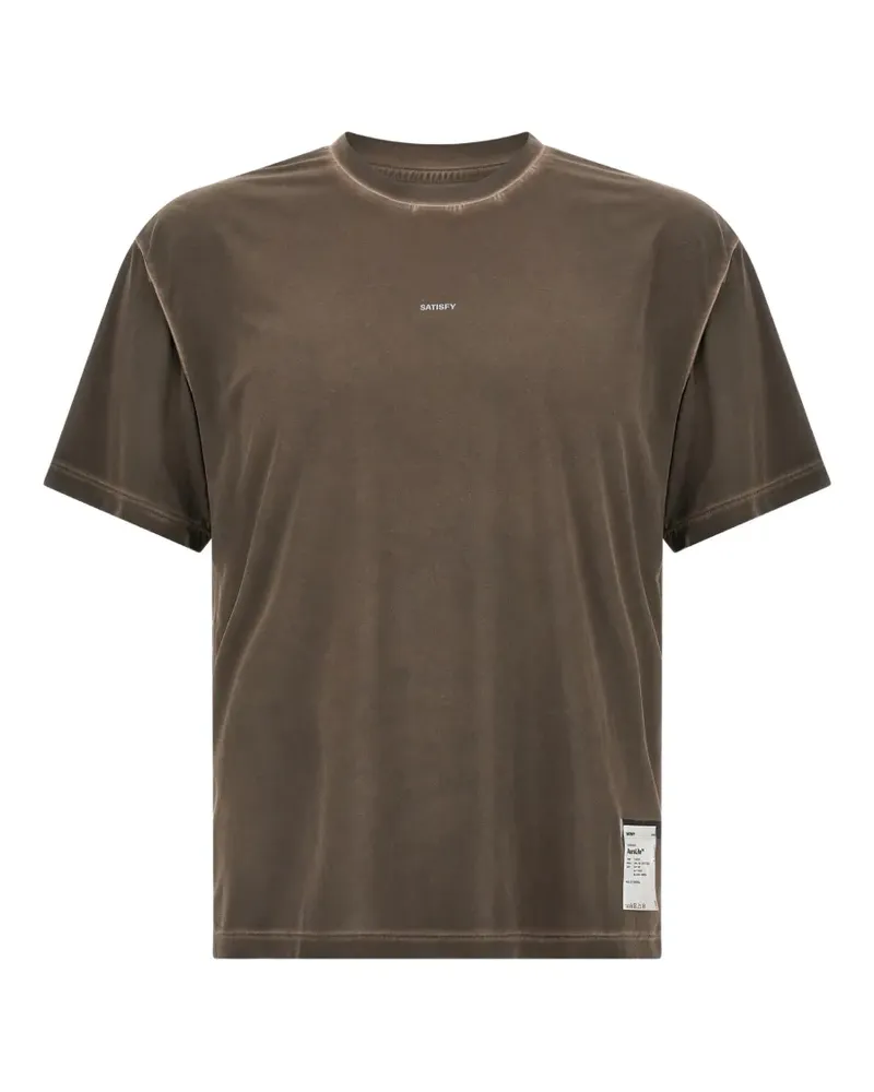 Satisfy AuraLite™ pigment-dyed T-shirt - Braun Braun