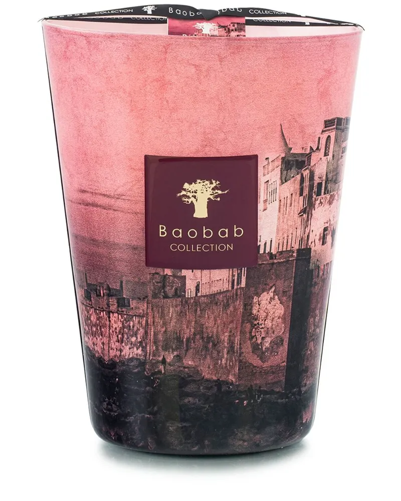 Baobab Collection Große Orientalist Essaouira Kerze - Rosa Rosa