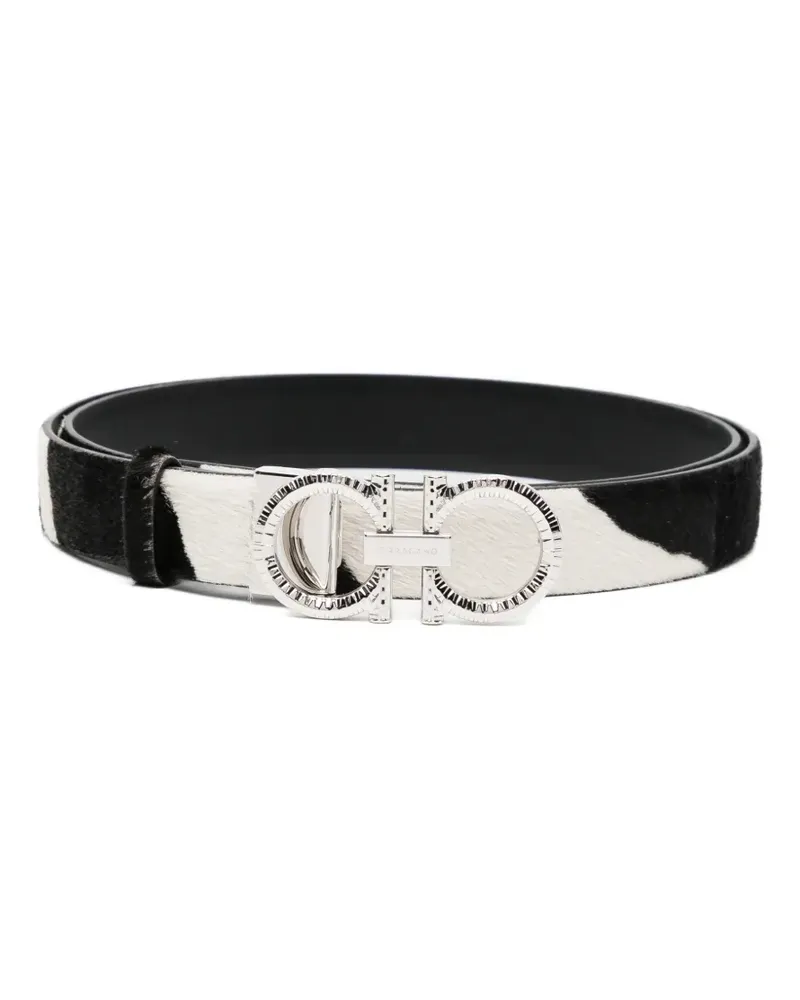 Ferragamo Gürtel mit Gancini-Schnalle - Schwarz Schwarz