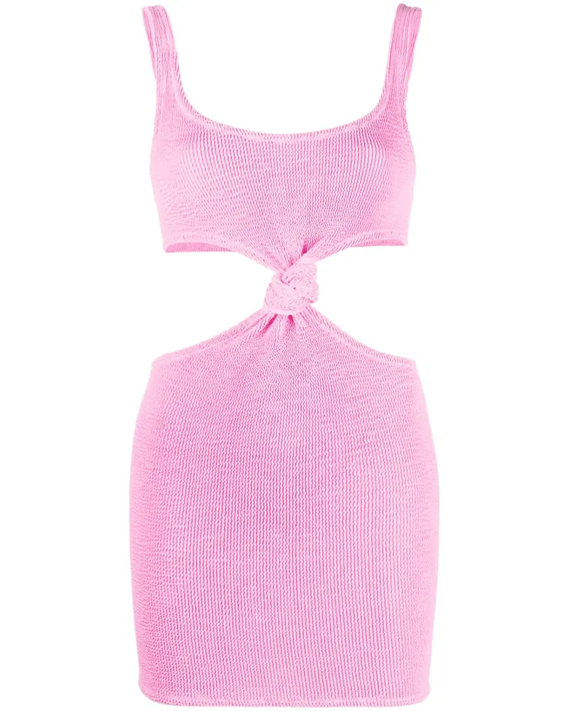 MC2 Saint Barth Minikleid mit Schleife - Rosa Rosa