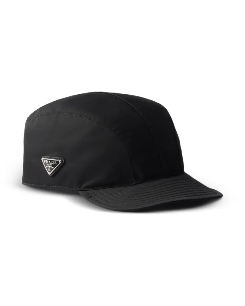 Prada Baseballkappe aus Re-Nylon - Schwarz Schwarz