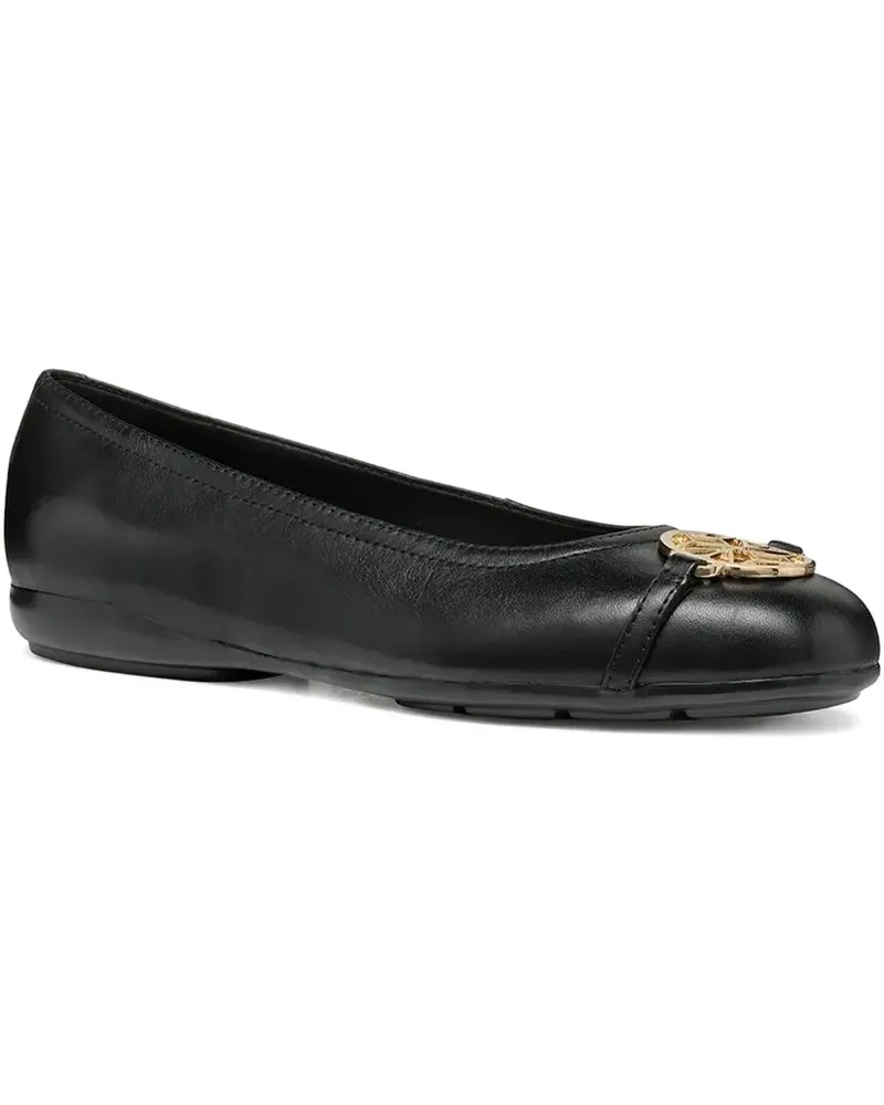 Geox Annytah Ballerinas mit rundem Detail - Schwarz Schwarz