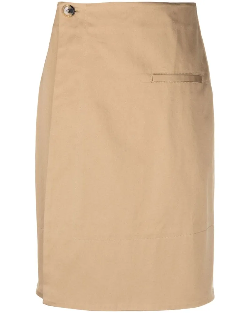 J.W.Anderson Minirock mit hohem Bund - Nude Nude