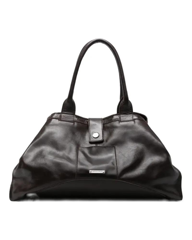 Paloma Wool Big Guida glossy-finish panelled tote bag - Braun Braun