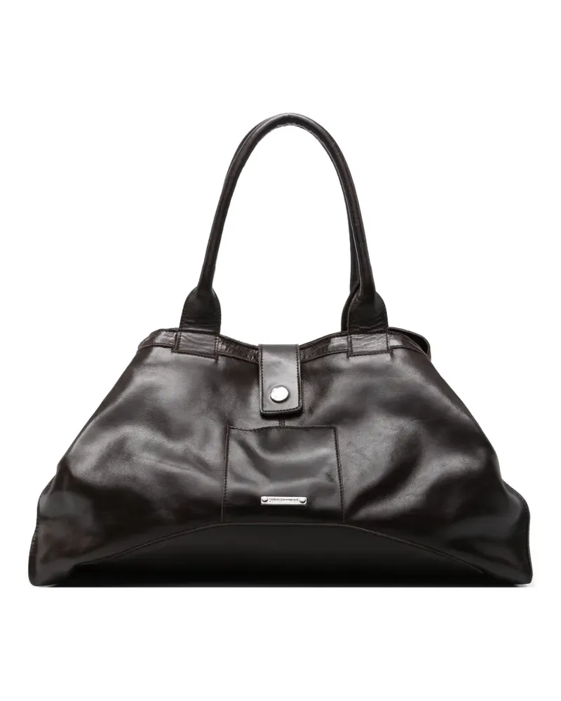 Paloma Wool Big Guida Tote Bag mit Glanzoptik - Braun Braun