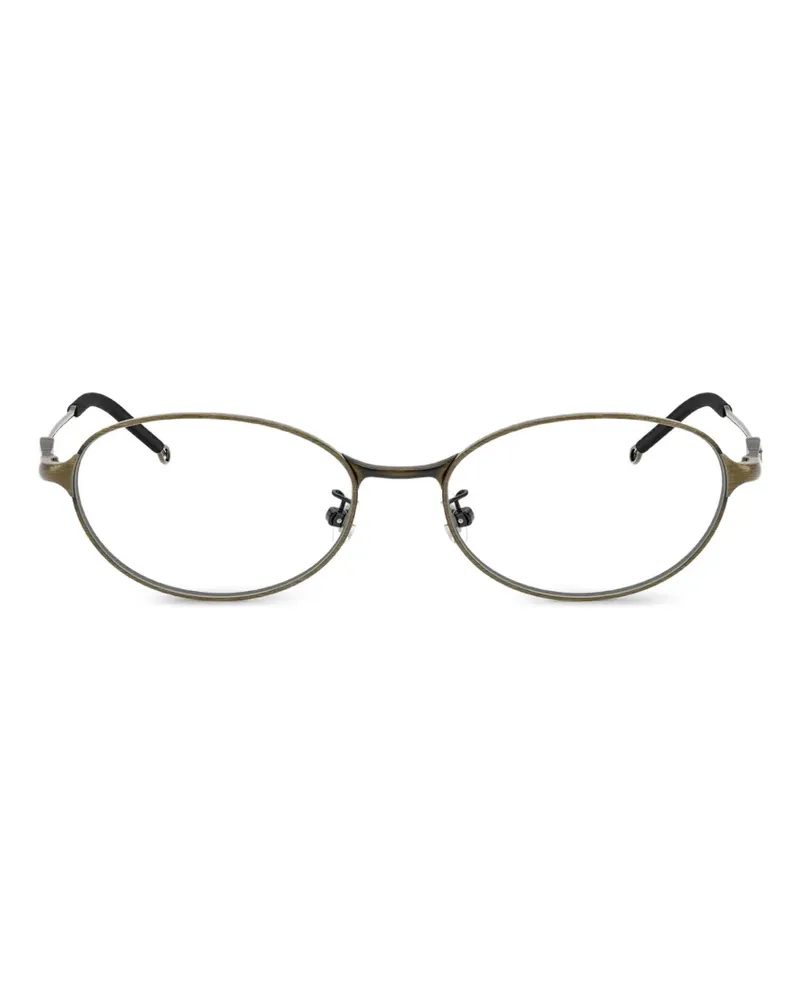 Diesel Brille mit ovalem Gestell - Grün Grün