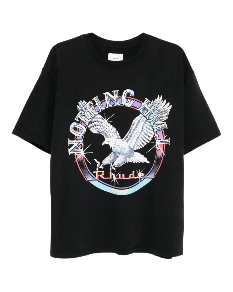 RHUDE Notting Hill Eagle T-Shirt - Schwarz Schwarz