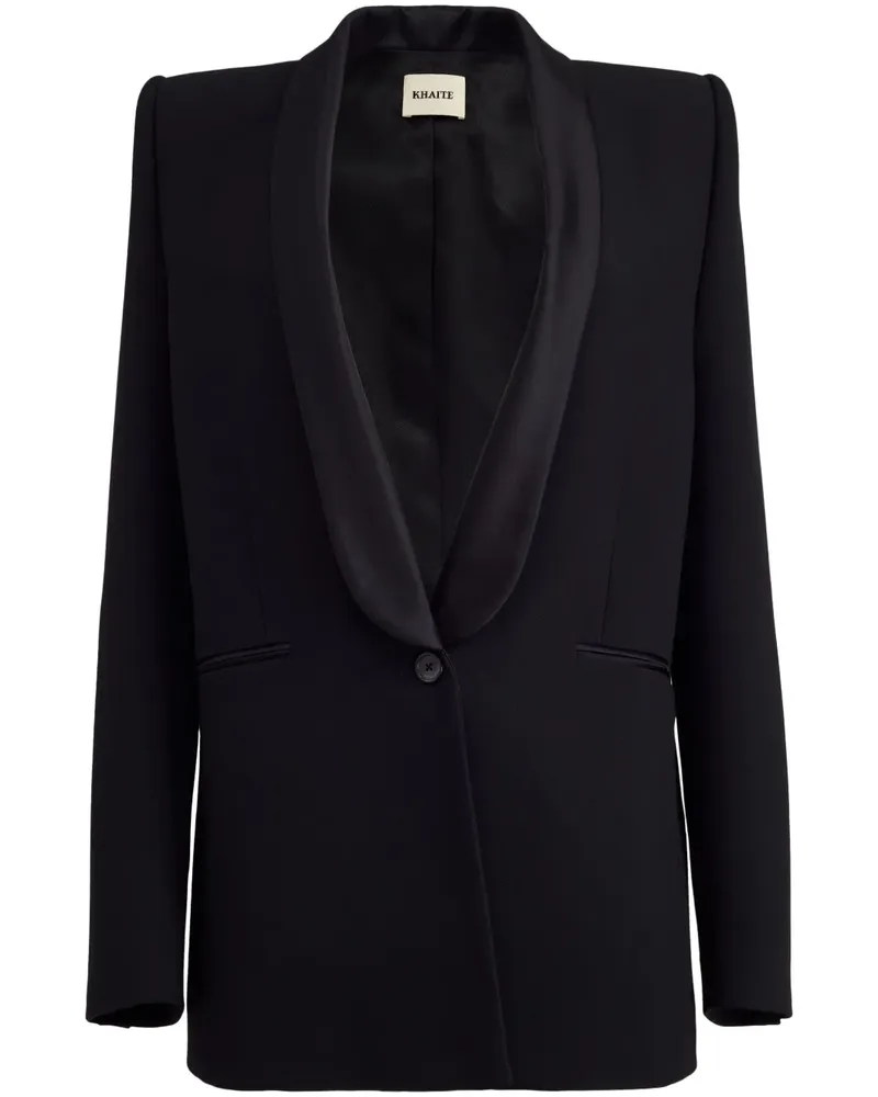 KHAITE The Helio Blazer mit Schalkragen - Schwarz Schwarz
