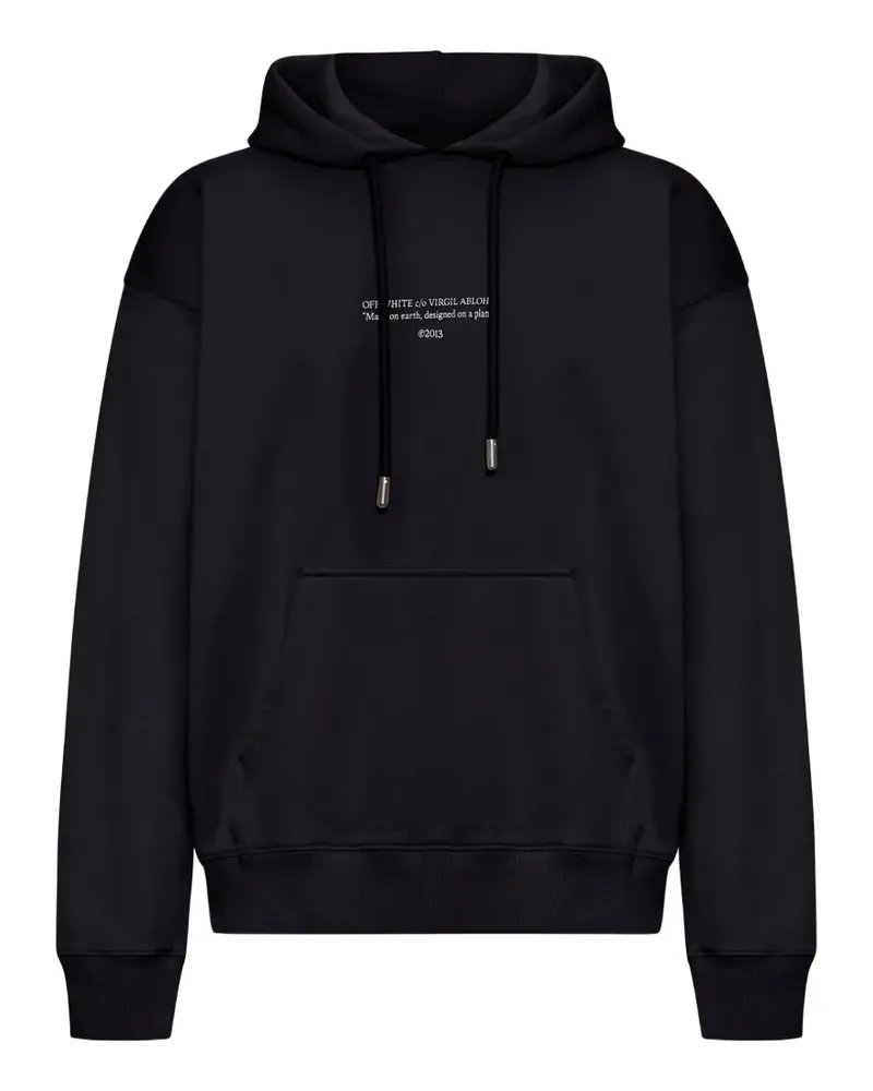 OFF-WHITE Klassischer Hoodie - Schwarz Schwarz