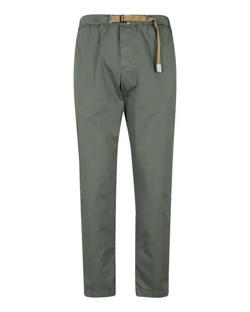PLAN C belted elasticated-waist trousers - Grün Grün