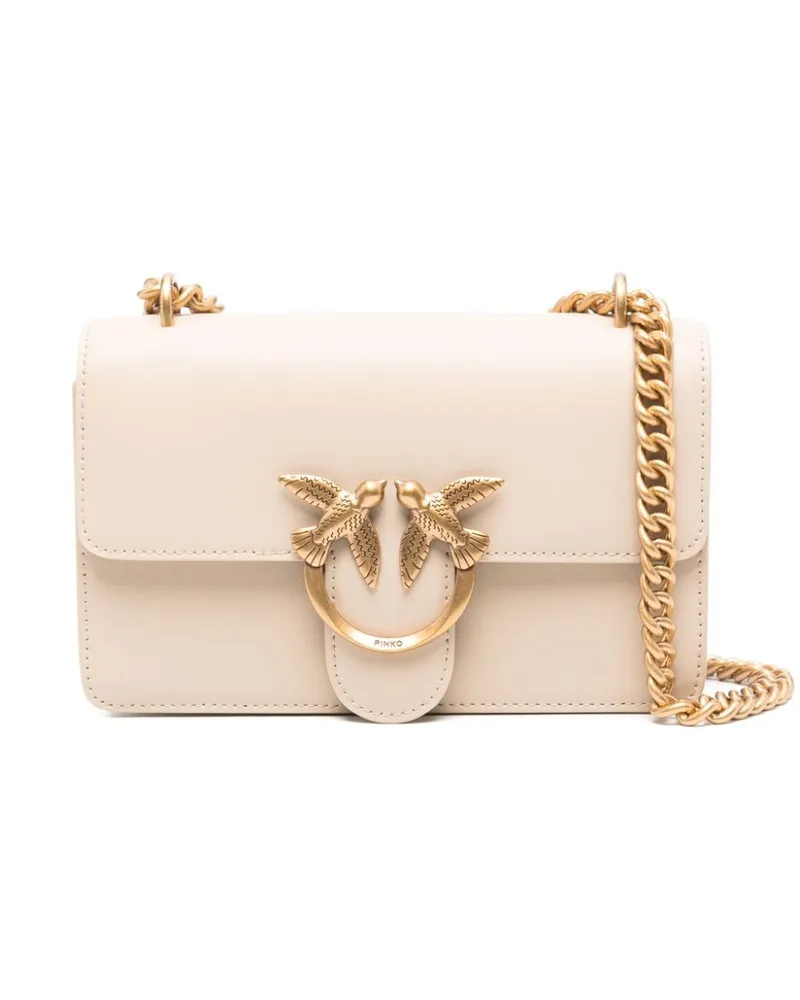 Pinko Mini Love One Umhängetasche - Nude Nude