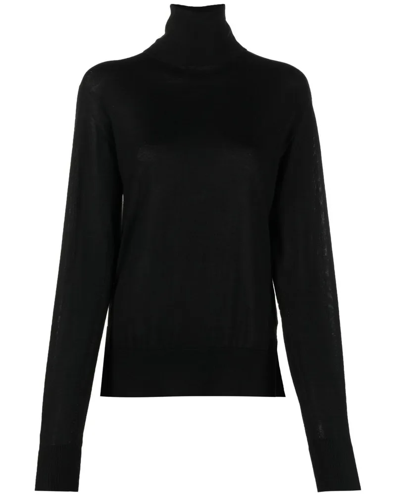 Jil Sander Pullover mit Rollkragen - Schwarz Schwarz