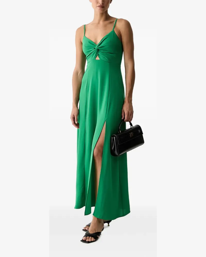 Morgan twist-detail maxi dress - Grün Grün