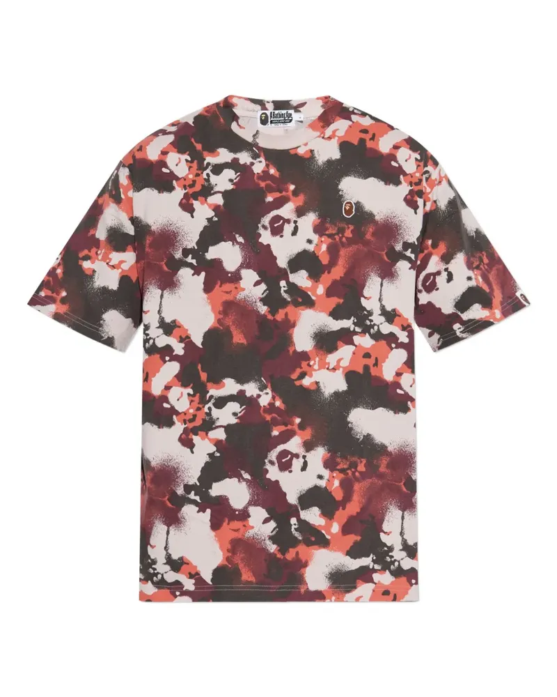 BAPE camouflage-print T-shirt - Rot Rot