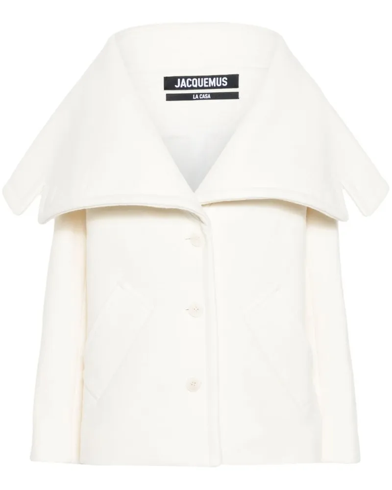 Jacquemus Le Caban Caruso Jacke - Weiß Weiß