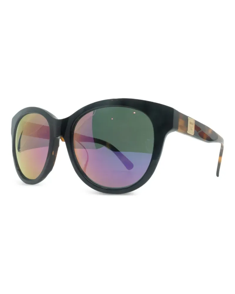 MCM Sonnenbrille mit Cat-Eye-Gestell - Schwarz Schwarz