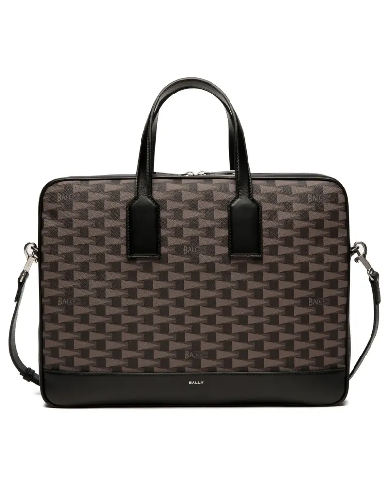 Bally Pennant Aktentasche - Schwarz Schwarz