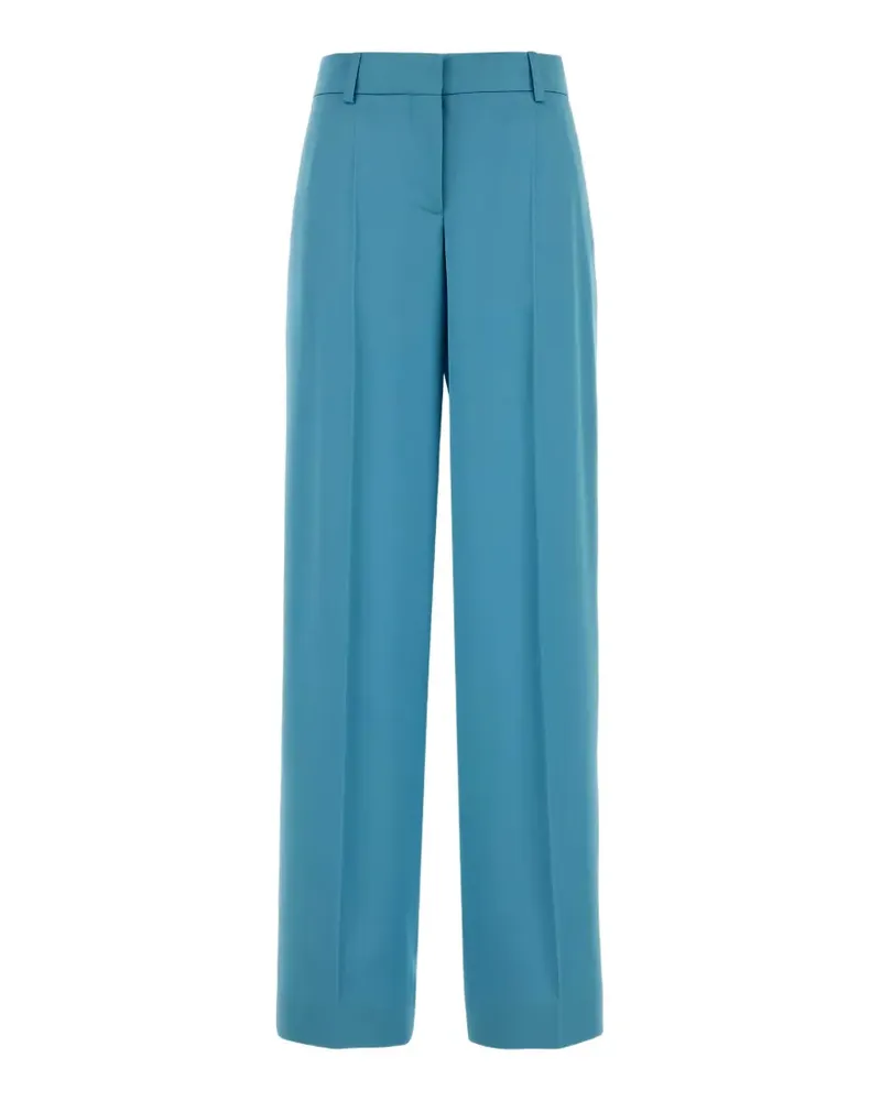 Stella McCartney satin wide-leg trousers - Blau Blau