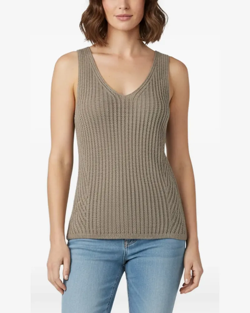 Max Mara Vicini knitted tank top - Nude Nude
